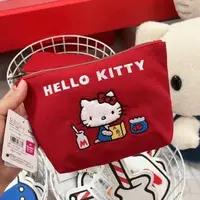 凯蒂猫复古风kitty洋气收纳包 50周年限定款单肩手提包零钱包