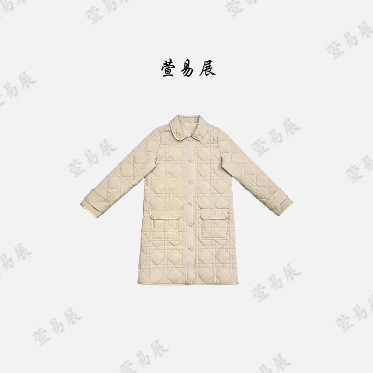 萱易展-轻奢高定藤格绗缝轻盈显瘦百搭棉服外套-WT091705