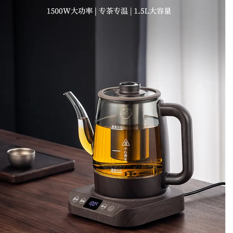 【钛蒸煮泡烧并济】纯钛自动上水煮茶壶保温24小时大容量配蒸煮内胆