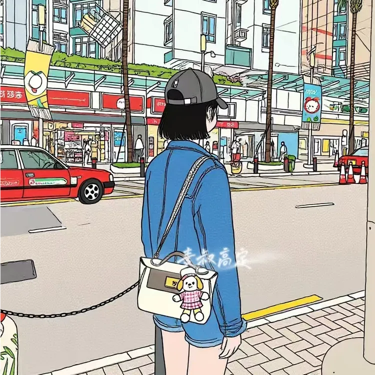 麦吻法式女包 24饺子包 休闲百搭时尚真皮女包 21cm 可双肩背法多