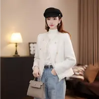马克华菲女装2025秋重工法式上衣小香风开衫外套 F34014AS017 qz