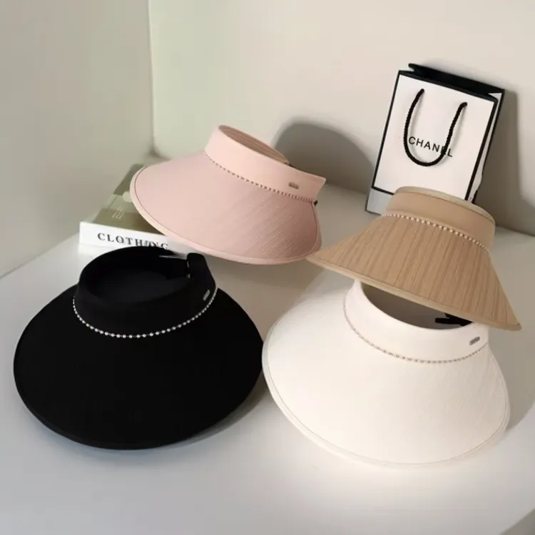 空顶冰丝遮阳帽帽女防晒遮阳户外紫外线出游夏季太阳帽子太阳帽子