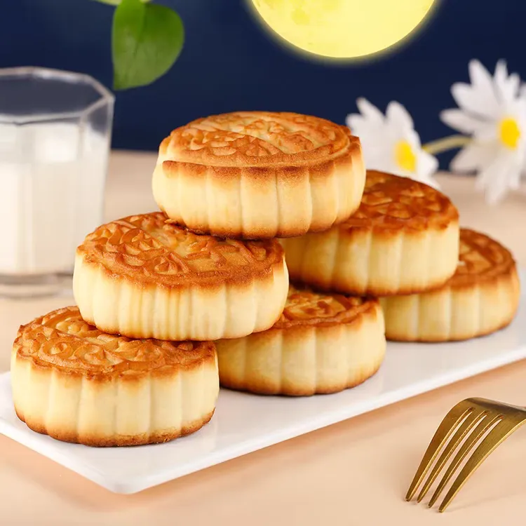 内蒙古奶皮子奶豆腐月饼香甜绵软独立包装五仁零食