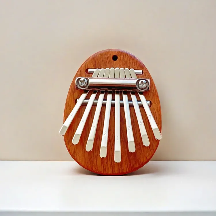 无聊了 随时随地玩拇指琴解闷! 8音卡林巴初学者女便携迷你小乐器