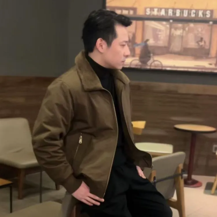 【石墨烯】棉服男款冬季外套【纯棉加绒加厚】可脱卸领保暖棉衣男士