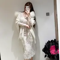 胖婷大码定制 9/25 19:00PM新品发售「东区贵千金」貉子毛斗篷