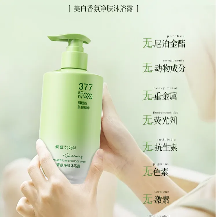 【央妈力荐✅】美白沐浴露烟酰胺嫩白全身补水保湿持久留香正品学生