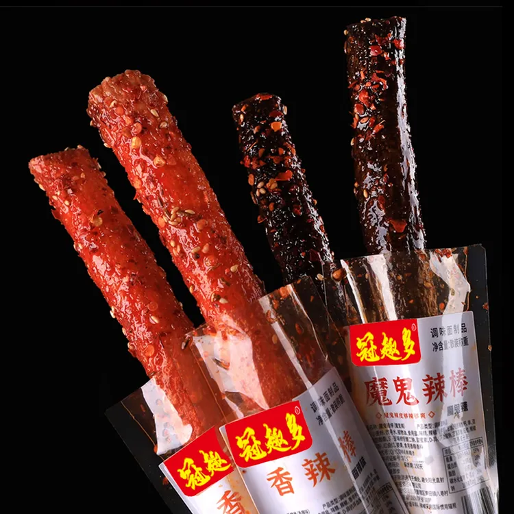 20根大长筋爆辣口味香辣口味美味好吃网红辣条零食推荐湖南特产