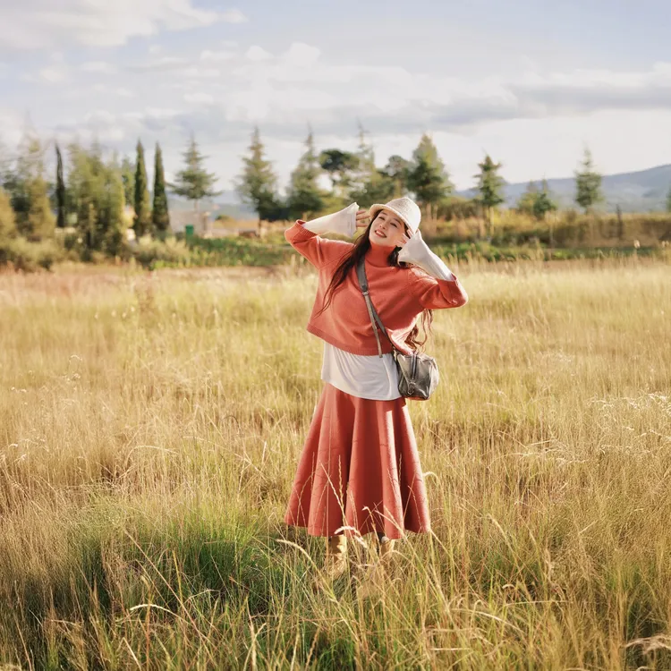 璇之恋·王璇温馨套裙（上衣+半裙）