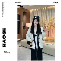 【千寻严选】羽绒服Q4YRF3201A秋冬休闲时尚百搭轻薄潮流设计感外套