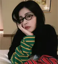 FJ（900-999）2025年网红INS百搭风女士穿搭神器素颜镜平光镜超轻