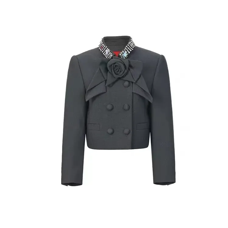 LeFame/拉飞姆LE FAME/拉飞姆24年新中式玫瑰花西服LF24Q21SC320