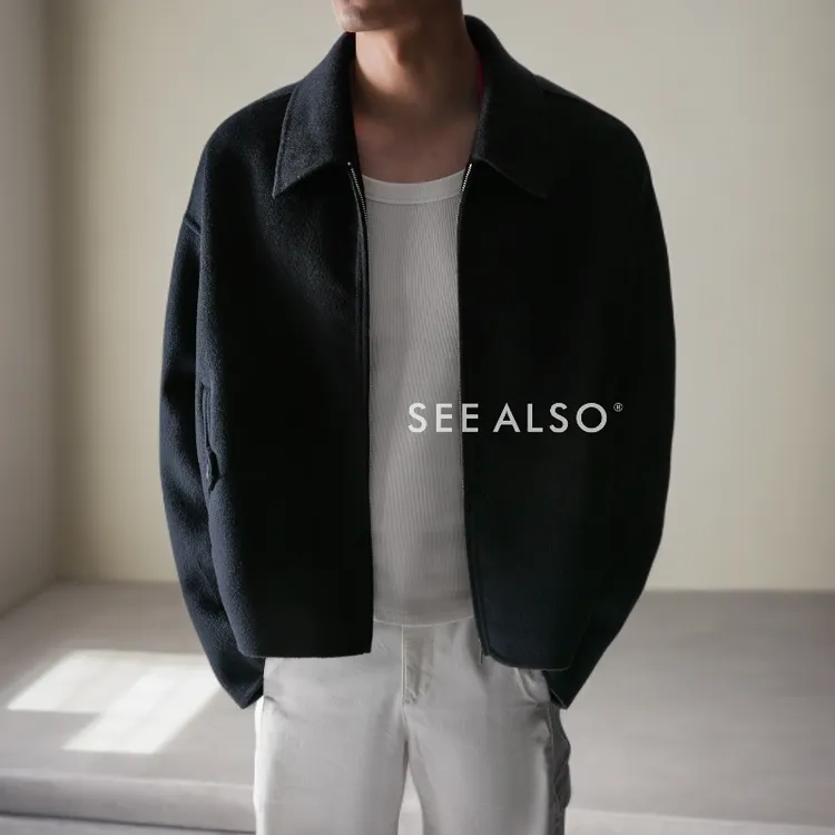 SEE ALSO『100%绵羊毛重磅款』超精纺丝光毛呢老钱新贵极简外套夹克