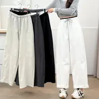 200斤韩版宽松哈伦裤气球裤女2025早秋新款九分阔腿弯刀休闲裤潮