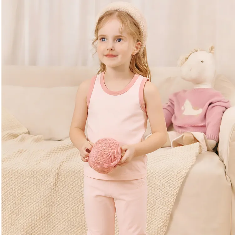 儿童全棉背心中大童男孩女孩贴身背心春秋冬季四季款夏季内搭外穿