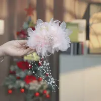 【水晶羽毛】韩版秋冬新款抓夹头饰发夹气质时尚百搭网红发卡发饰