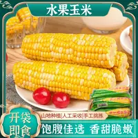 【水果玉米 2个整根】真空包装鲜甜脆嫩开袋即食早餐夜宵轻食代餐