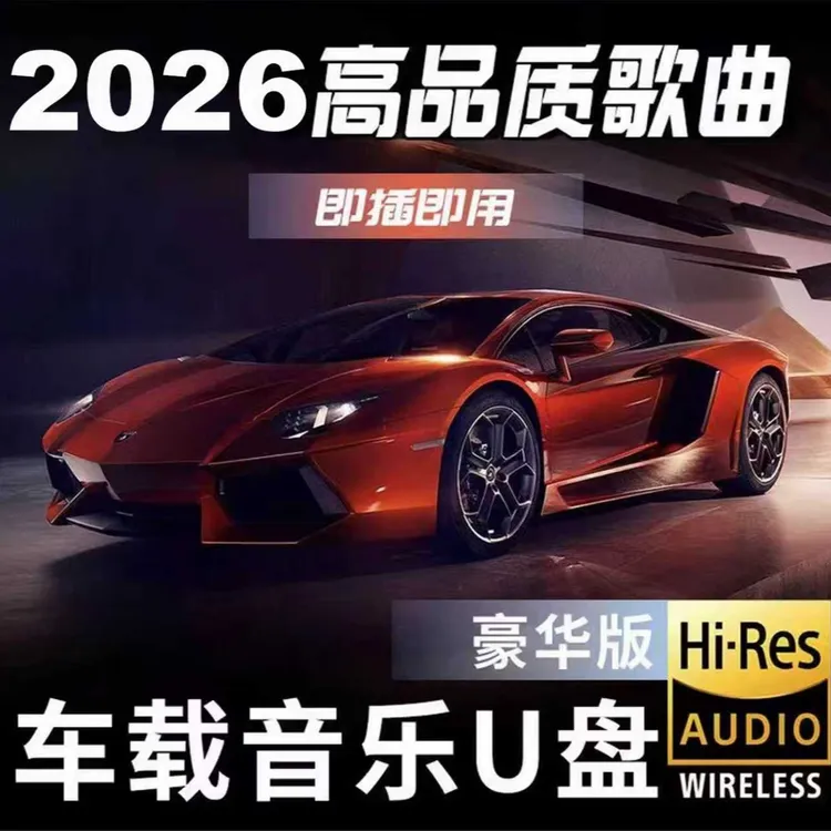  【母带灌录】2026精选HIFI精调正版车载优盘 流行经典DJ无损音质商品图