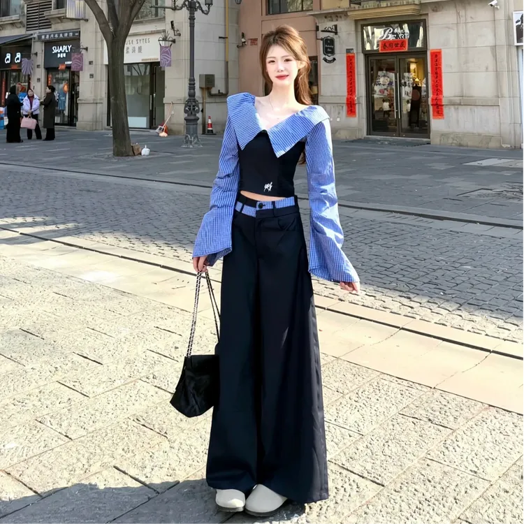 秋季设计感小众chic韩系套装女2025新款高级感开秋气质穿搭一整套