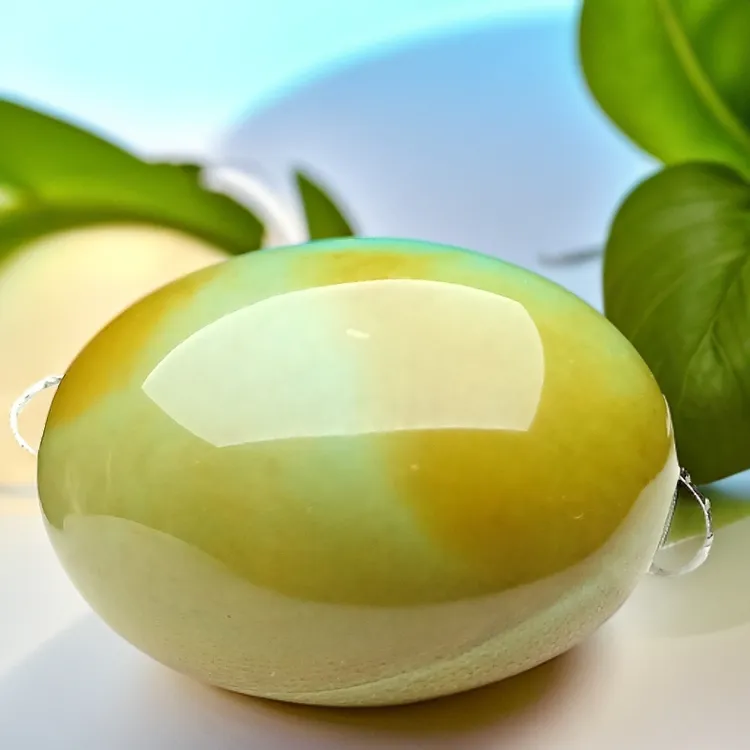 原矿绿松石配饰：19.2*13.6mm  5.35克