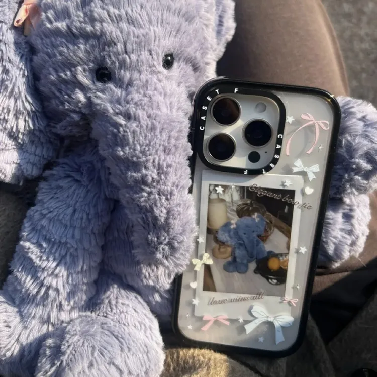 CASETiFY春日早报蝴蝶结iPhone16promax透明手机壳15苹果14/13/12