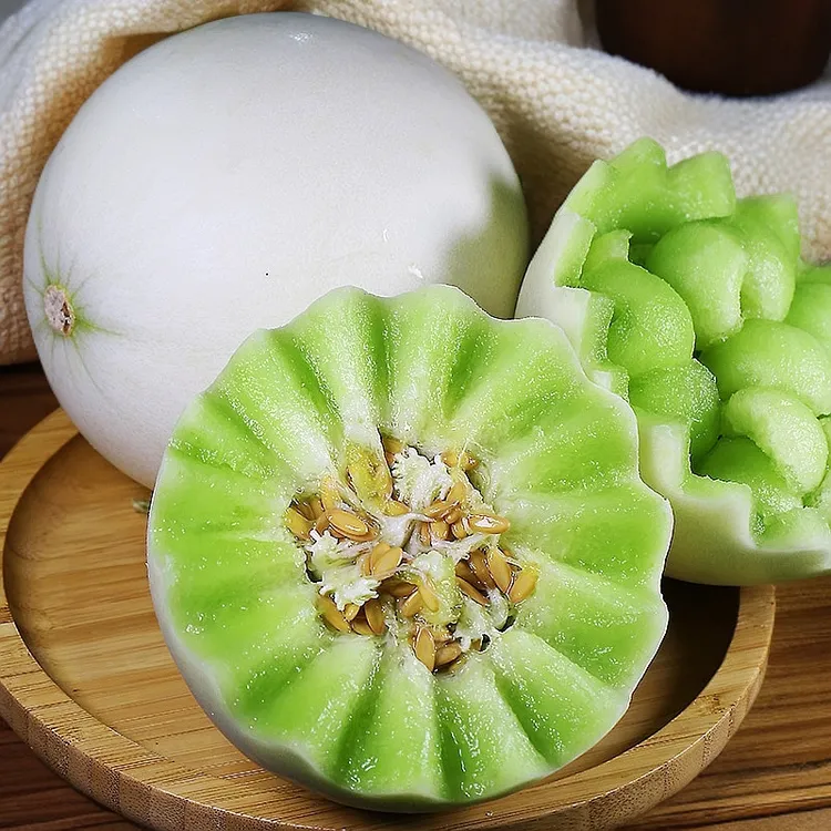【玉菇甜瓜】海南新鲜冰淇淋甜瓜4.5-5/8.5-9斤装