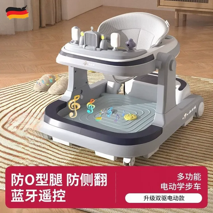 【双旦礼物】婴儿学步车6-18月宝宝防o型腿可折叠多功能手推车防摔