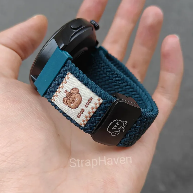 尼龙表带适用于华为手表GT5pro/4编织watch5FIT4磁吸扣watch4弹力