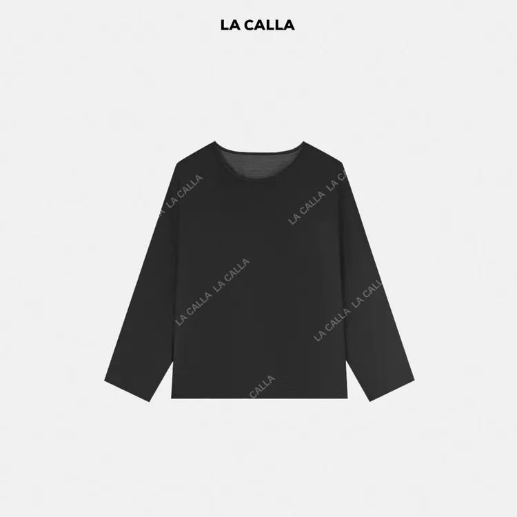 LA CALLA皮肤衣丝绵极简长袖OY-M-5298