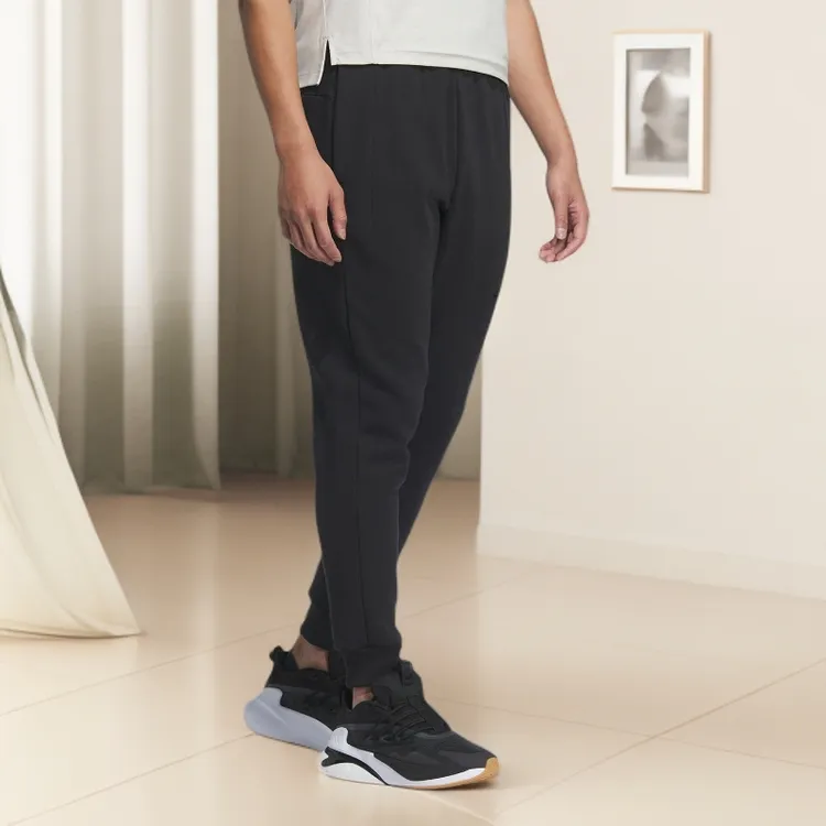 adidas/阿迪达斯冬季加绒男裤 百搭简约运动休闲锥形长裤运动长裤