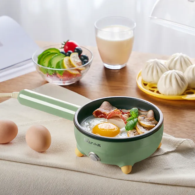 小熊家用电煎锅小型插电煎蛋器蒸蛋煮蛋器宿舍早餐机煎蛋器蒸蛋器