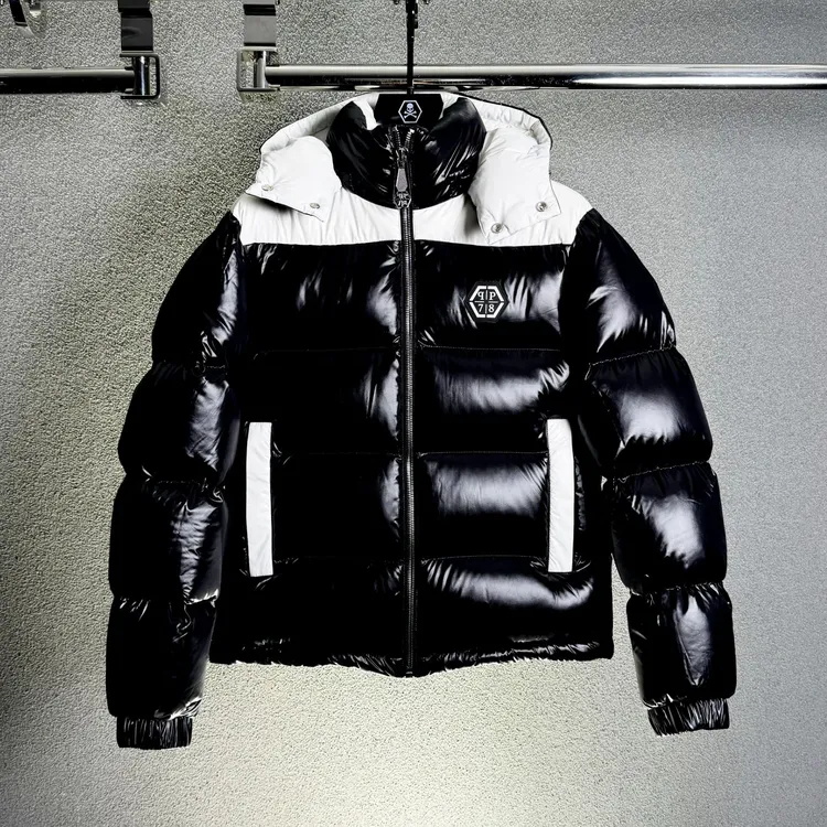 PLIPHPP PLEPN奢潮PP黑白熊猫90白鸭绒高奢男士羽绒服锁温抗寒冬