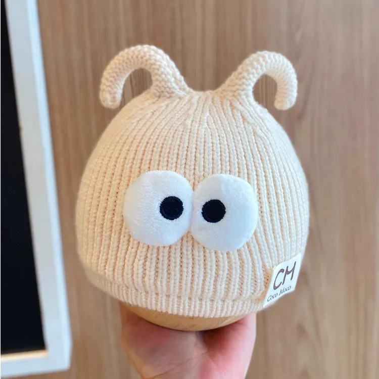 宝宝秋冬季帽子围巾一体套装女童男童婴儿童冬天可爱尖尖毛绒帽潮