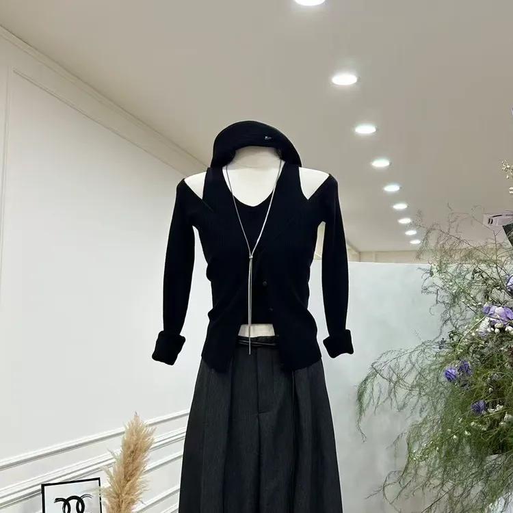 【苏兰文】美式设计感修身显瘦上衣-58171