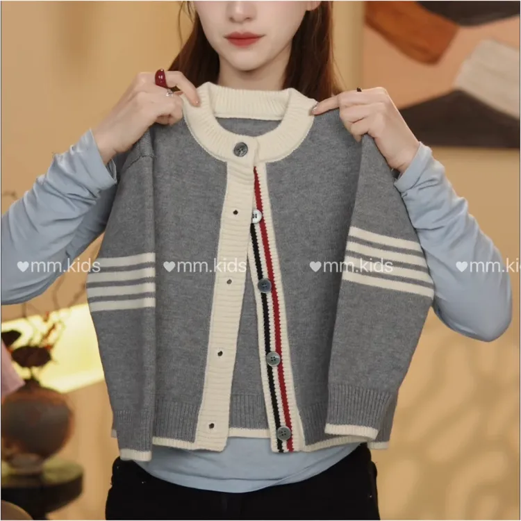 2025春季新品儿童毛衣开衫外套男女童