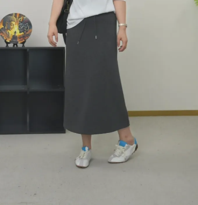 【U.M】登机裙针织高弹藏胯显瘦半身裙