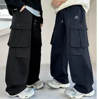 521青少年大童冬季加绒休闲潮牌工装裤