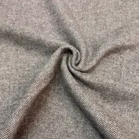 1000克【咖灰色人字纹双面羊毛呢】冬季羊毛马甲西服外套面料