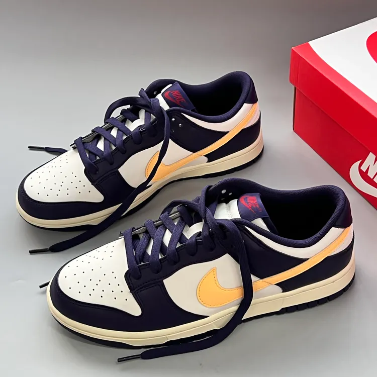 NIKE耐克DUNK LOW RETRO男款耐磨低帮海军蓝运动休闲板鞋官方正品