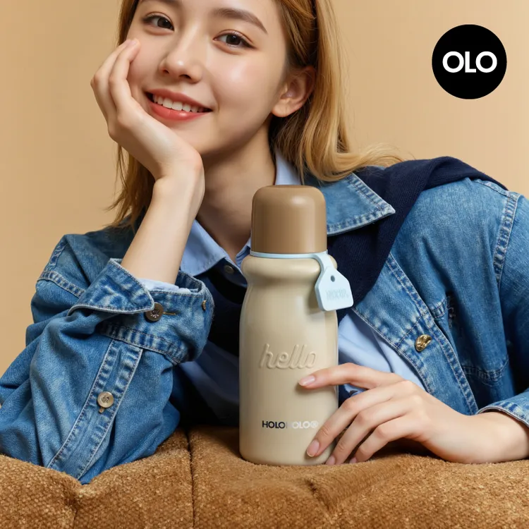 【爆款新品】HOLOHOLO小奶瓶女便携外带学生水杯大容量不锈钢保温杯