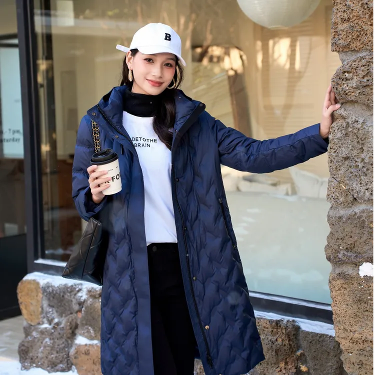 XII BASKET十二篮冬款高充绒长款85羽绒服保暖白鸭绒女7C34508510