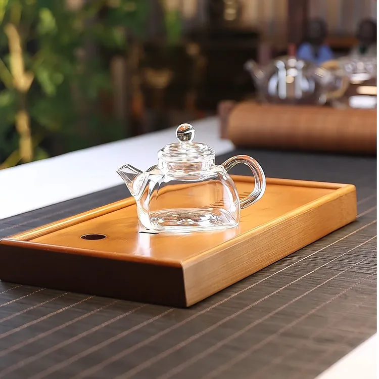 高硼硅手工玻璃泡茶壶轻奢高档迷你茶壶茶具功夫茶具沏茶壶煮茶壶