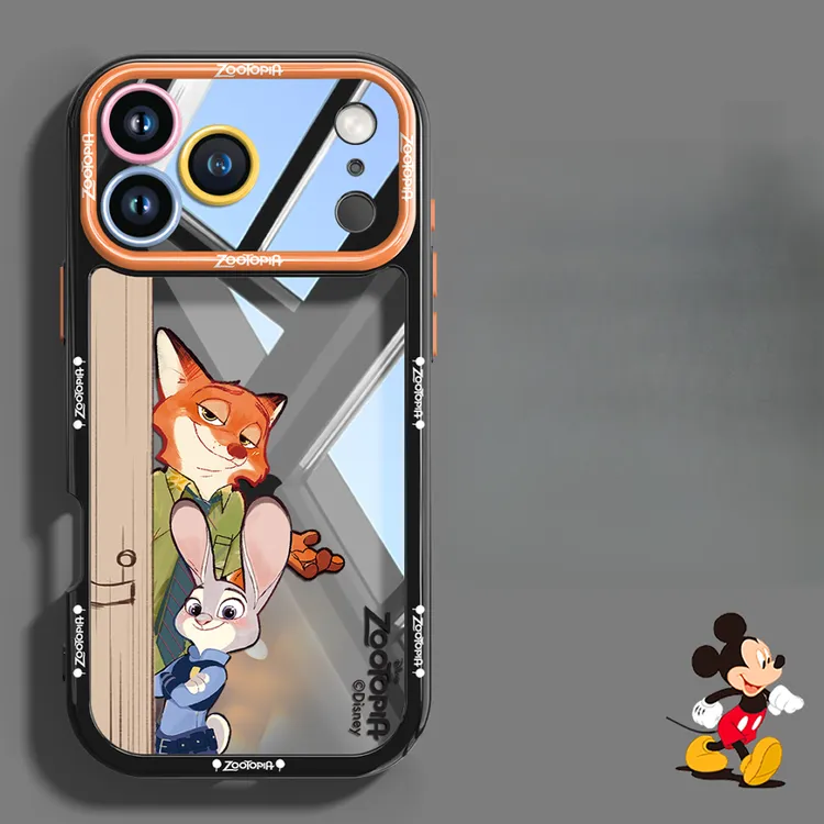 适用苹果17promax手机壳新款iPhone16pro可爱15卡通14疯狂动物城