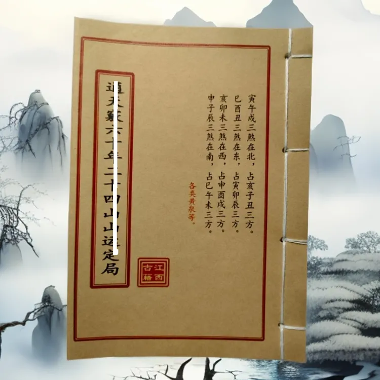 通天qiao六十年二十四山山运 手工线装 高清彩色版 民间古籍