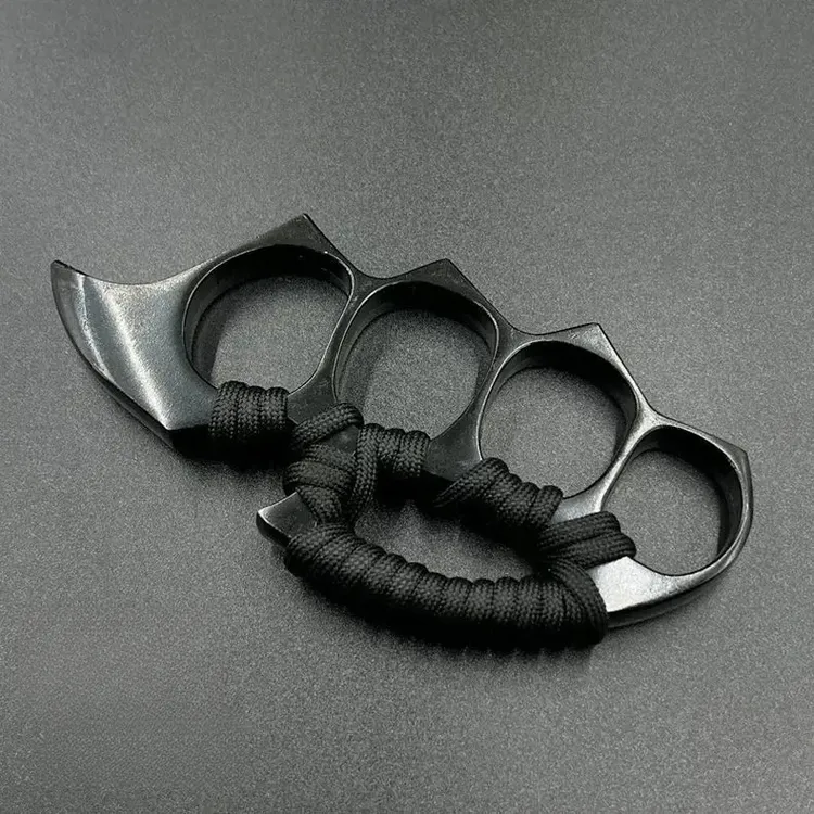 防身指虎铁拳环车载武器四指手扣钛金属拳套金属防卫户外野营工具