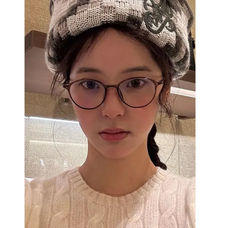 【1号】欧阳娜娜同款茶色眼镜女韩系素颜适合小脸眼镜框超轻小框镜