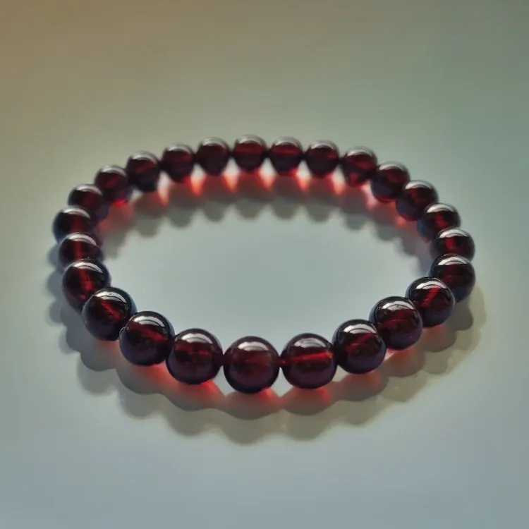 单圈10a精美时尚石榴石手链