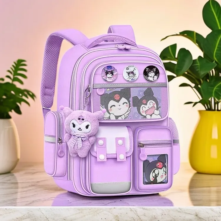 小学生书包卡皮巴拉减负护脊书包一到六年级可爱书包双肩包双肩背