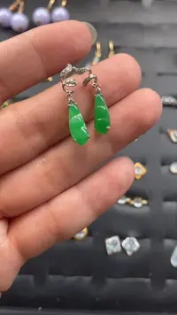 【闪购商品】翡翠颈饰18K金镶嵌翡翠A货