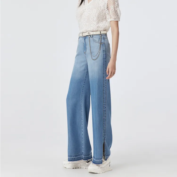 HPLY荷比俪夏季新款女休闲渐变牛仔裤GCD25420655